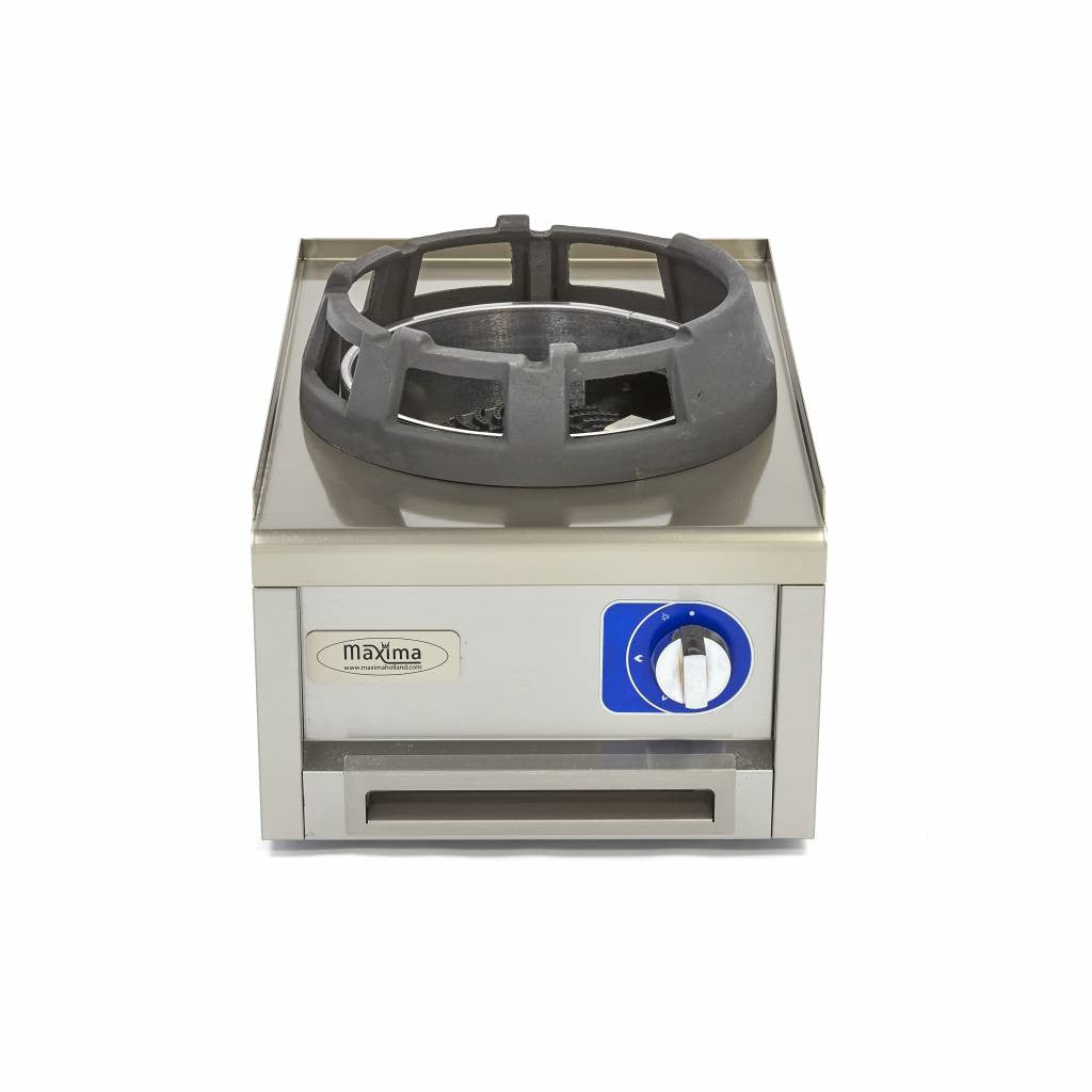 Cuisinière Wok - Anneau de cuisson diam 28cm 12.0 kW Maxima - vue 5 - Réchaud wok pro CHR - Cuistéo