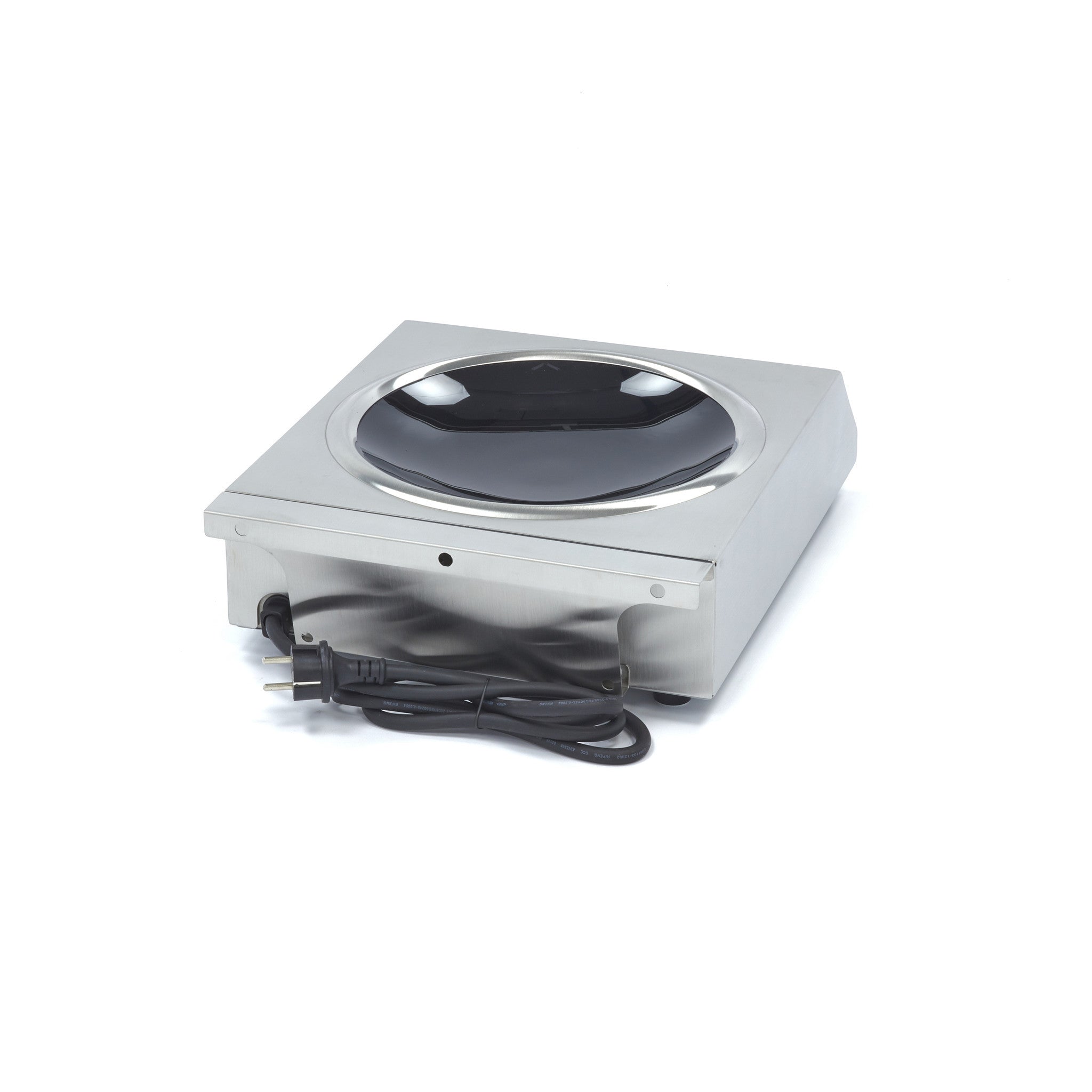 Cuisinière à wok - diam 26cm - 3500W - Induction Maxima - vue 7 - Réchaud wok pro CHR - Cuistéo