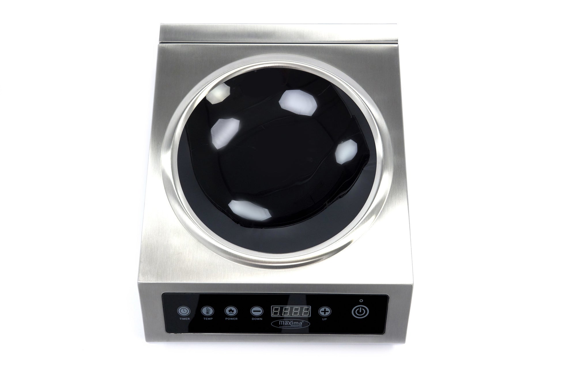 Cuisinière à wok - diam 26cm - 3500W - Induction Maxima - vue 8 - Réchaud wok pro CHR - Cuistéo