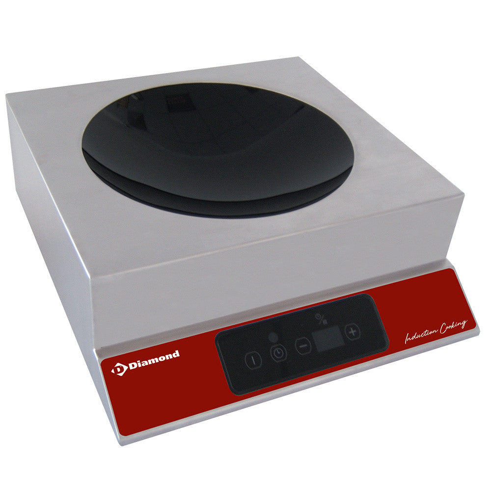 Plaque induction wok 3500 watt touches sensitives - Diamond