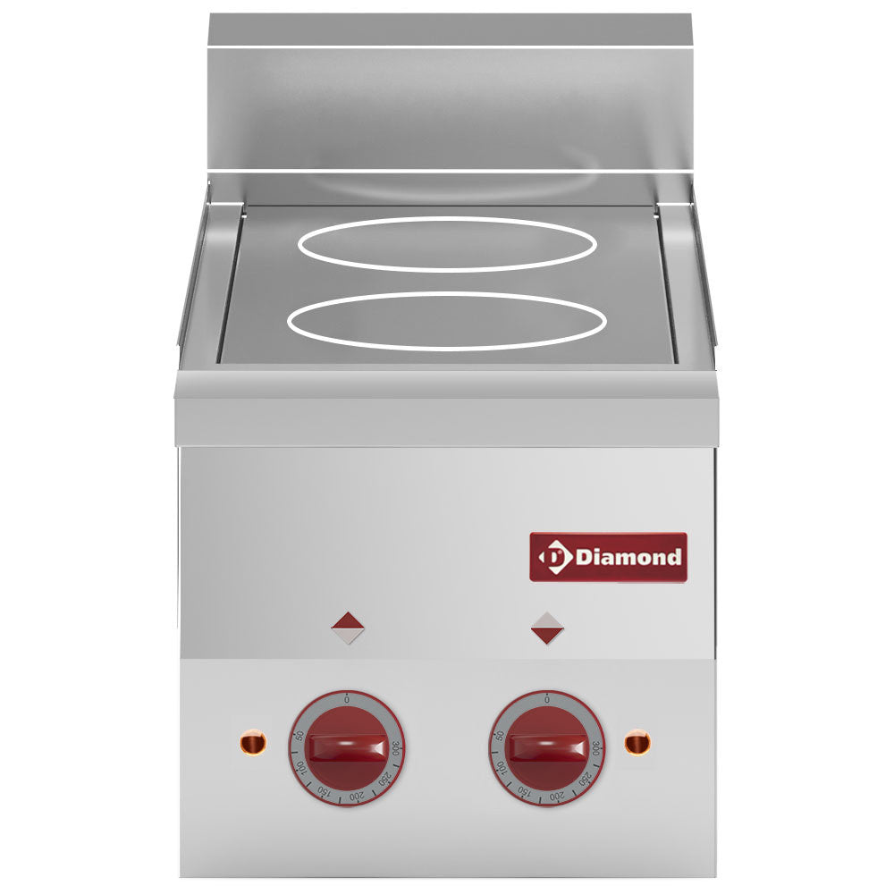 Cuisinière vitrocéramique 2 plaques - Diamond