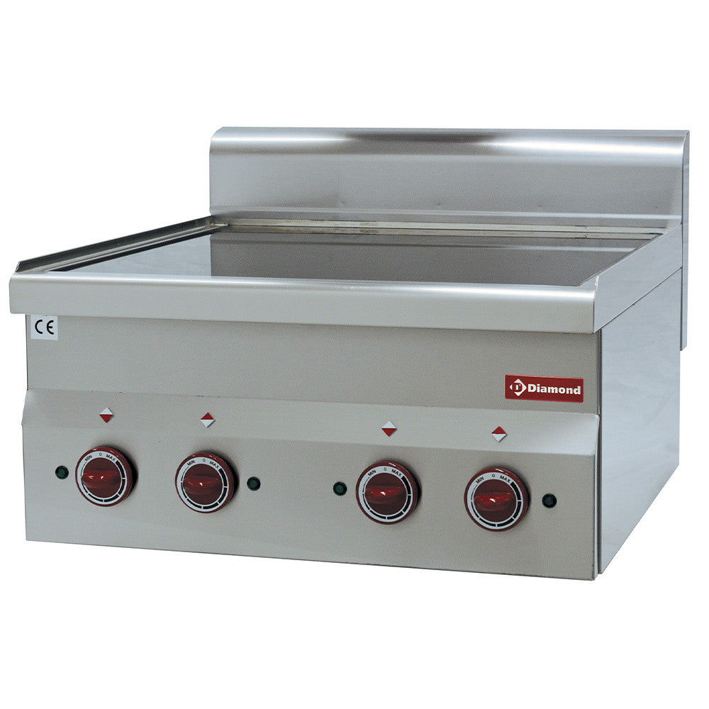Cuisinière vitrocéramique 4 plaques - Diamond