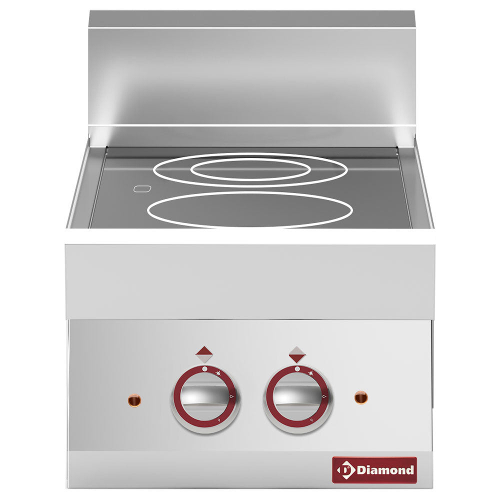 Cuisinière électrique vitro. 2 foyers - Diamond