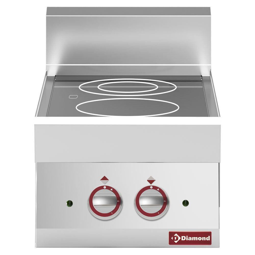 Cuisinière électrique vitrocéramique 2 foyers - Diamond