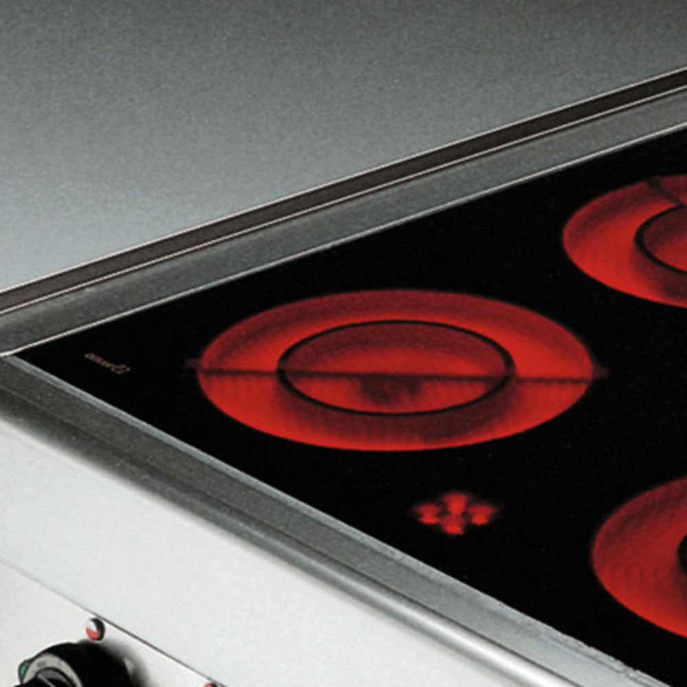 Cuisinière électrique vitrocéramique 2 foyers - top - Diamond