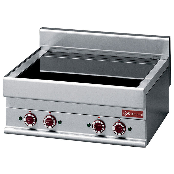 Cuisinière électrique vitro. 4 foyers - Diamond