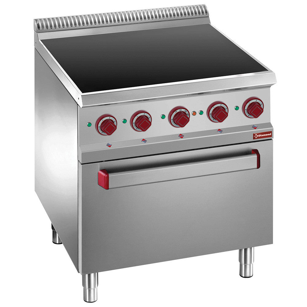 Fourneau vitro. 4 zones four-grill - Diamond