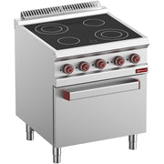 Fourneau vitro.4 zones four/grill - Diamond