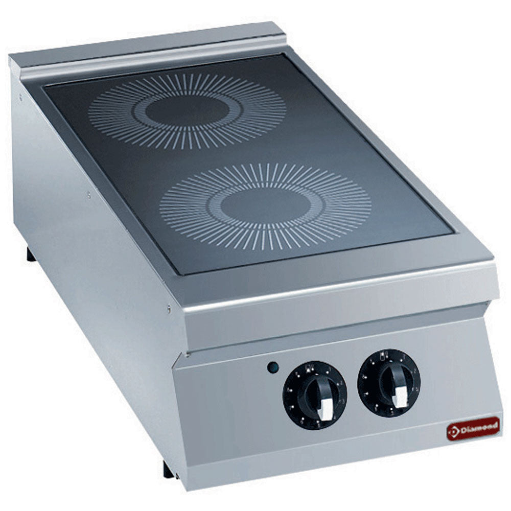 Cuisinière électrique vitro. 2 zones - Diamond
