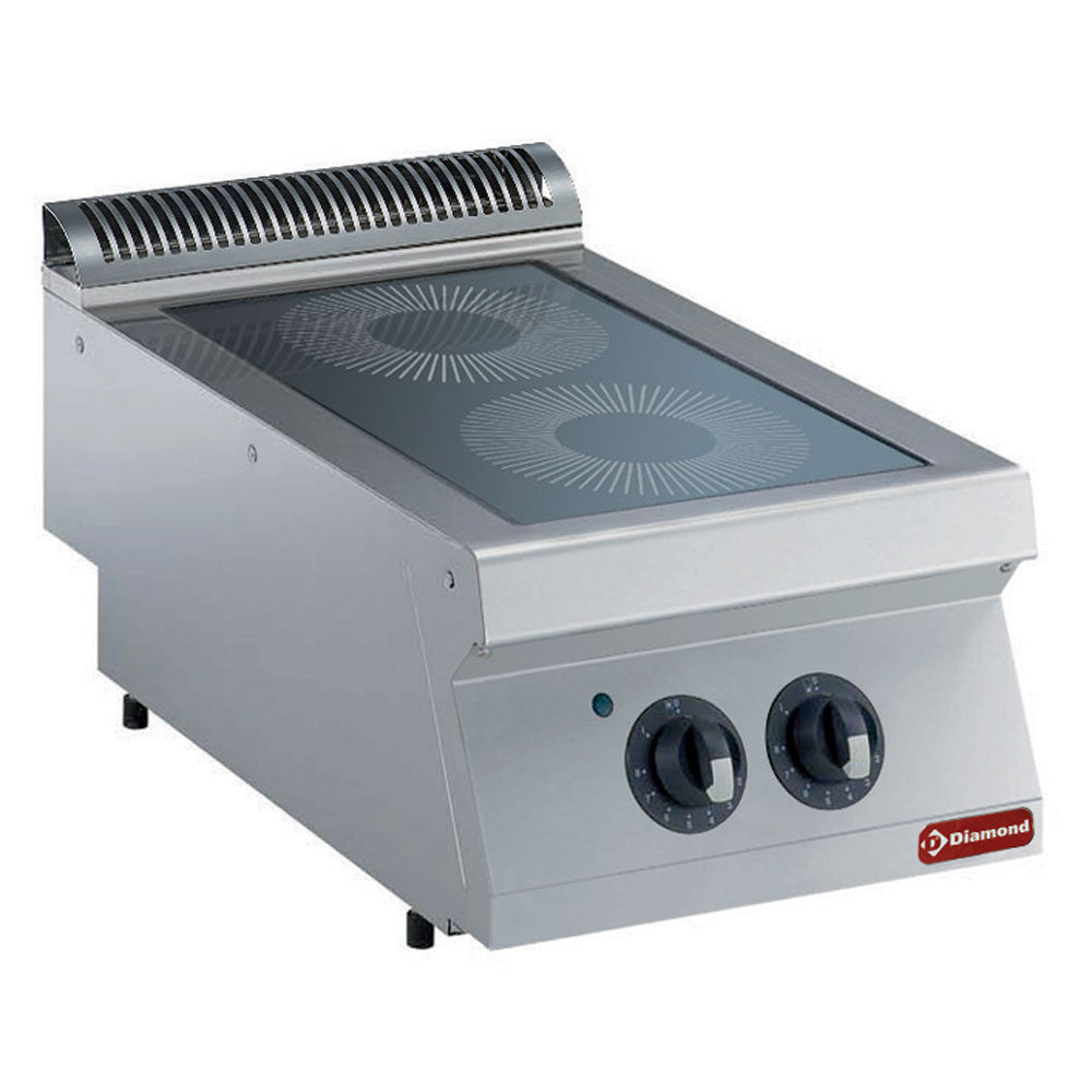 Cuisinière électrique vitrocéramique 2 zones - Diamond