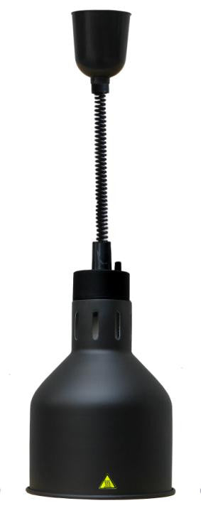 Lampe chauffante noir diamètre 175 mm 0.25 kW Combisteel - Lampe chauffante professionnel CHR - matériel cuisine pro - Cuistéo