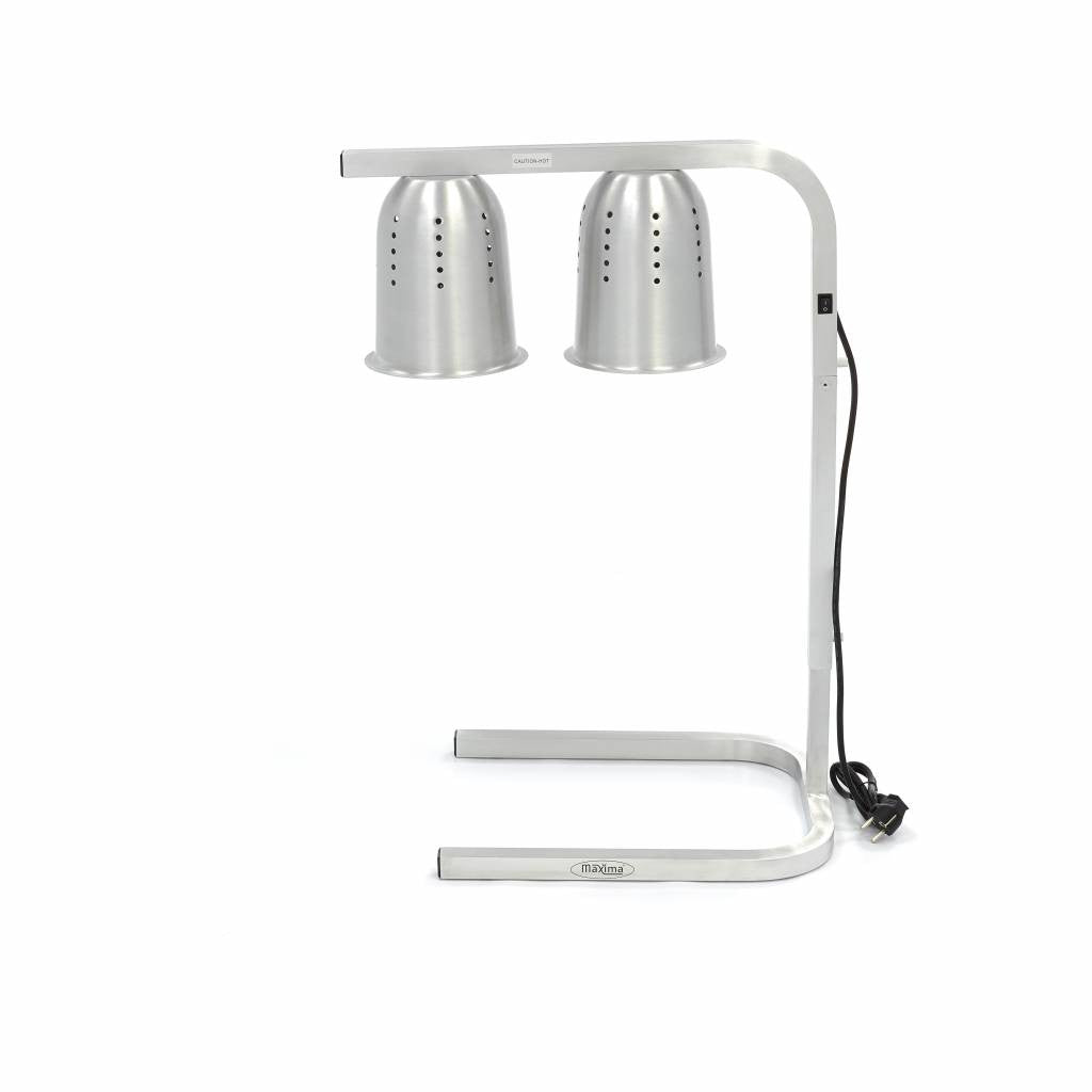 Lampe chauffante - 2 lampes - inclut 2 lampes et 1 conteneur GN 1/1 275 W Maxima - vue 2 - Lampe chauffante pro CHR - Cuistéo