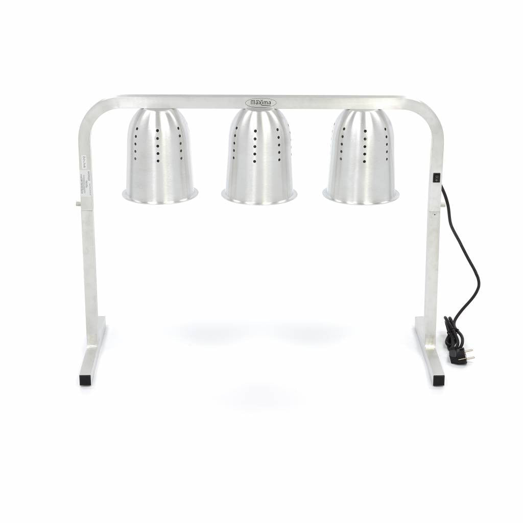 Lampe de chauffage - 3 lampes - inclut 3 lampes et 1 conteneur GN 1/2 x 1 275 W Maxima - vue 2 - Lampe chauffante pro CHR - Cuistéo