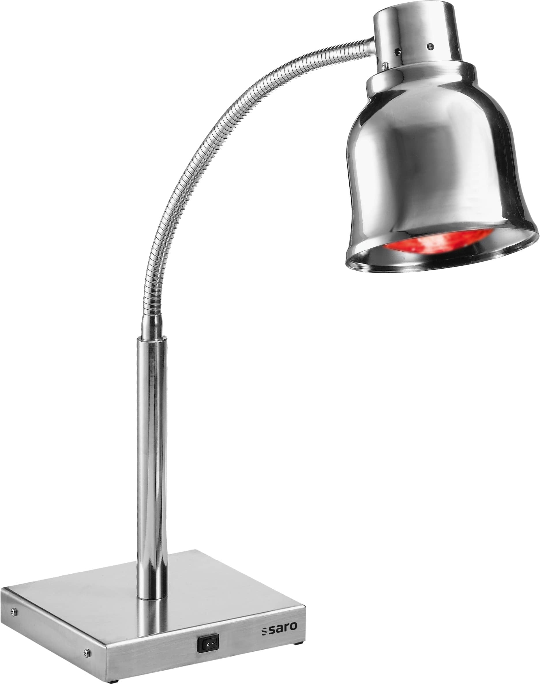 Lampe chauffante PLC 250 - Col de cygne - 0,25 kW Saro - Lampe chauffante professionnel CHR - matériel cuisine pro - Cuistéo