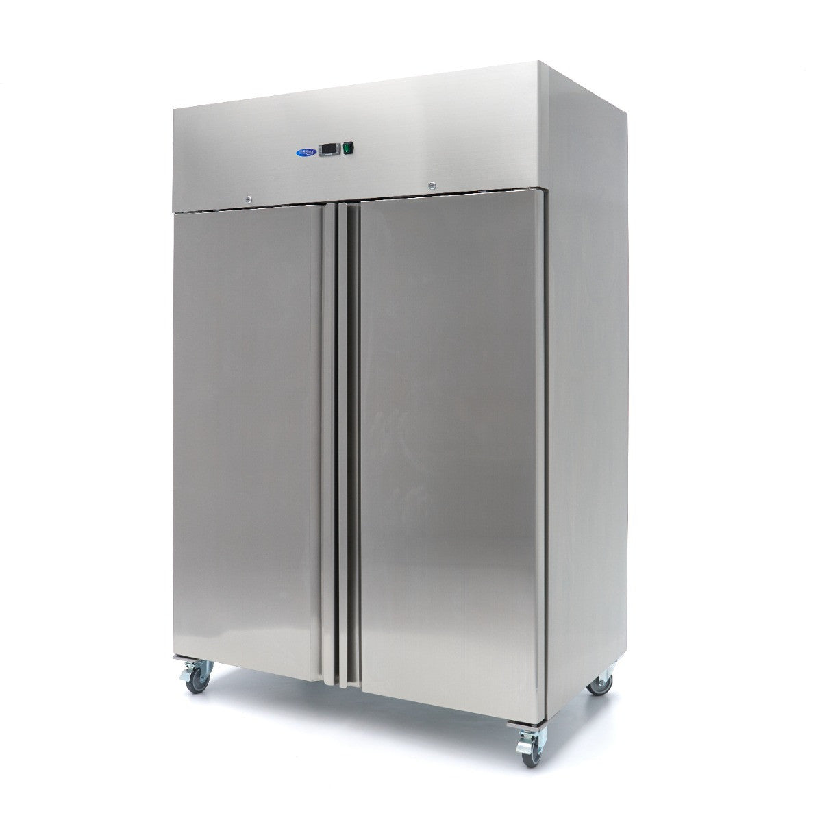 Congélateur - 1200 L - 6 étagères réglables (2/1 GN) - acier inoxydable - sur roulettes - Maxima