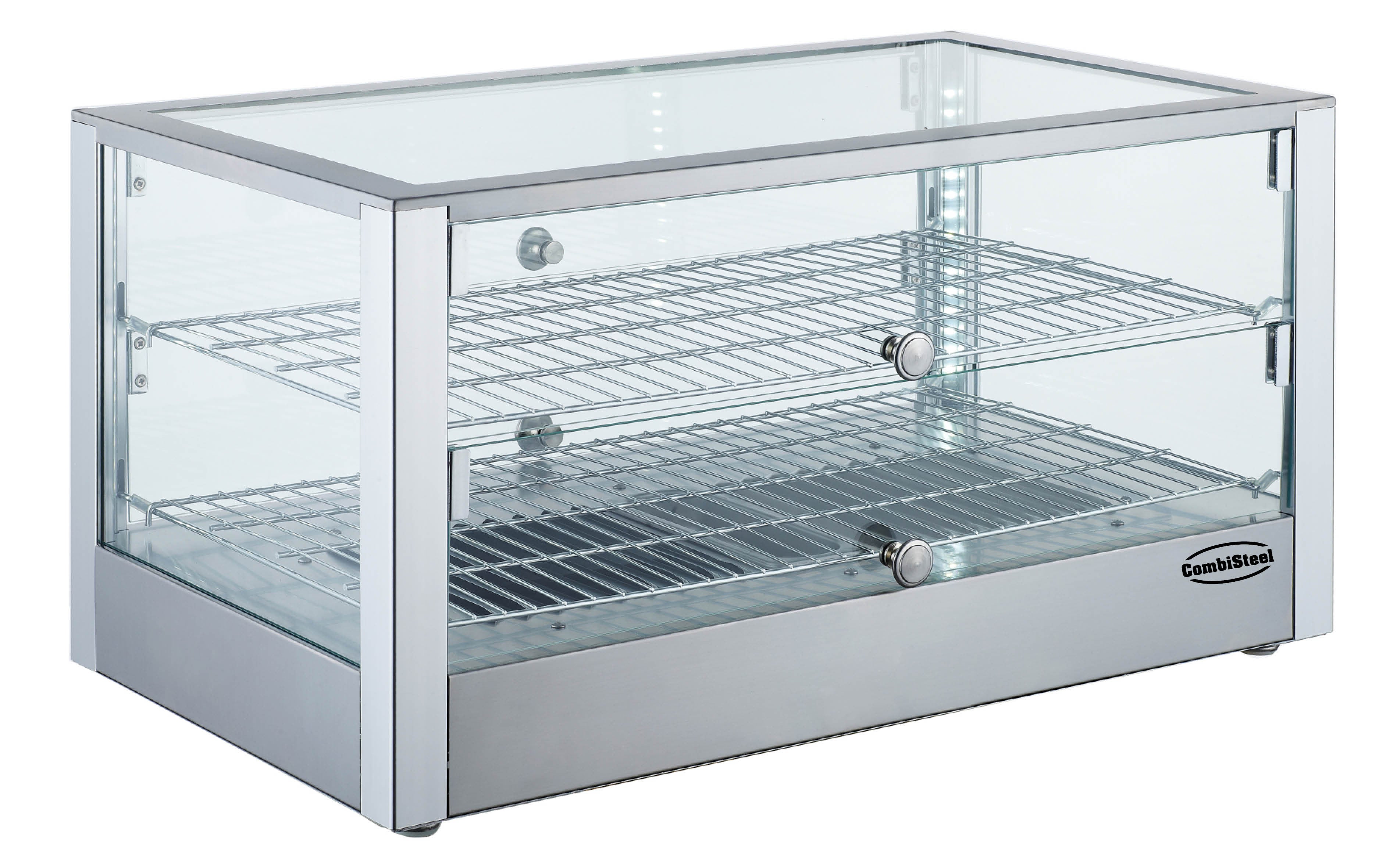 Vitrine chauffante acier 80 litres 700x400x376 mm 1 kW Combisteel - Vitrine chaude professionnel CHR - matériel cuisine pro - Cuistéo