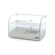 Vitrine chauffante pour aliments - 45L - 55cm - 2 étagères inox 800 W Maxima - Vitrine chaude professionnel CHR - matériel cuisine pro - Cuistéo