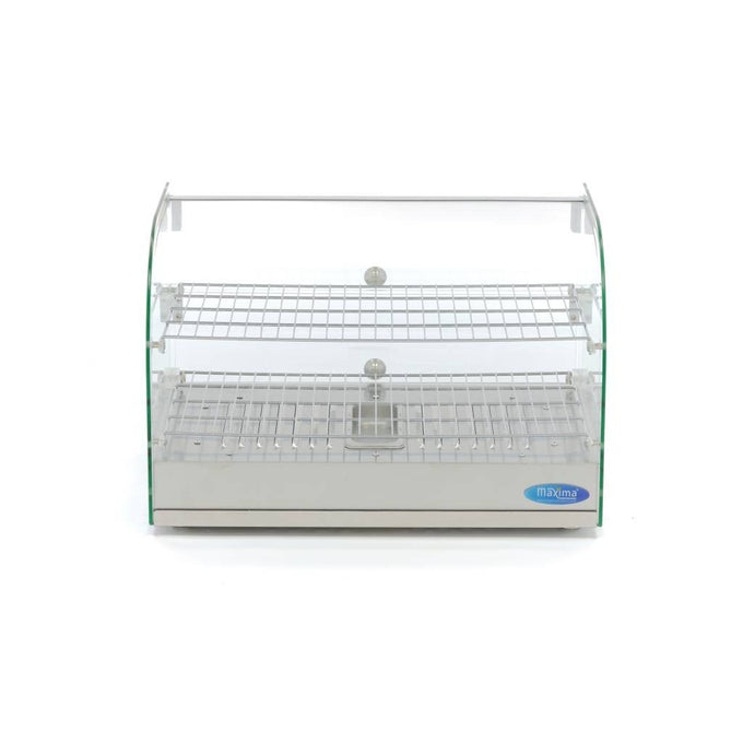 Vitrine chauffante pour aliments - 45L - 55cm - 2 étagères inox 800 W Maxima - vue 3 - Vitrine chaude pro CHR - Cuistéo