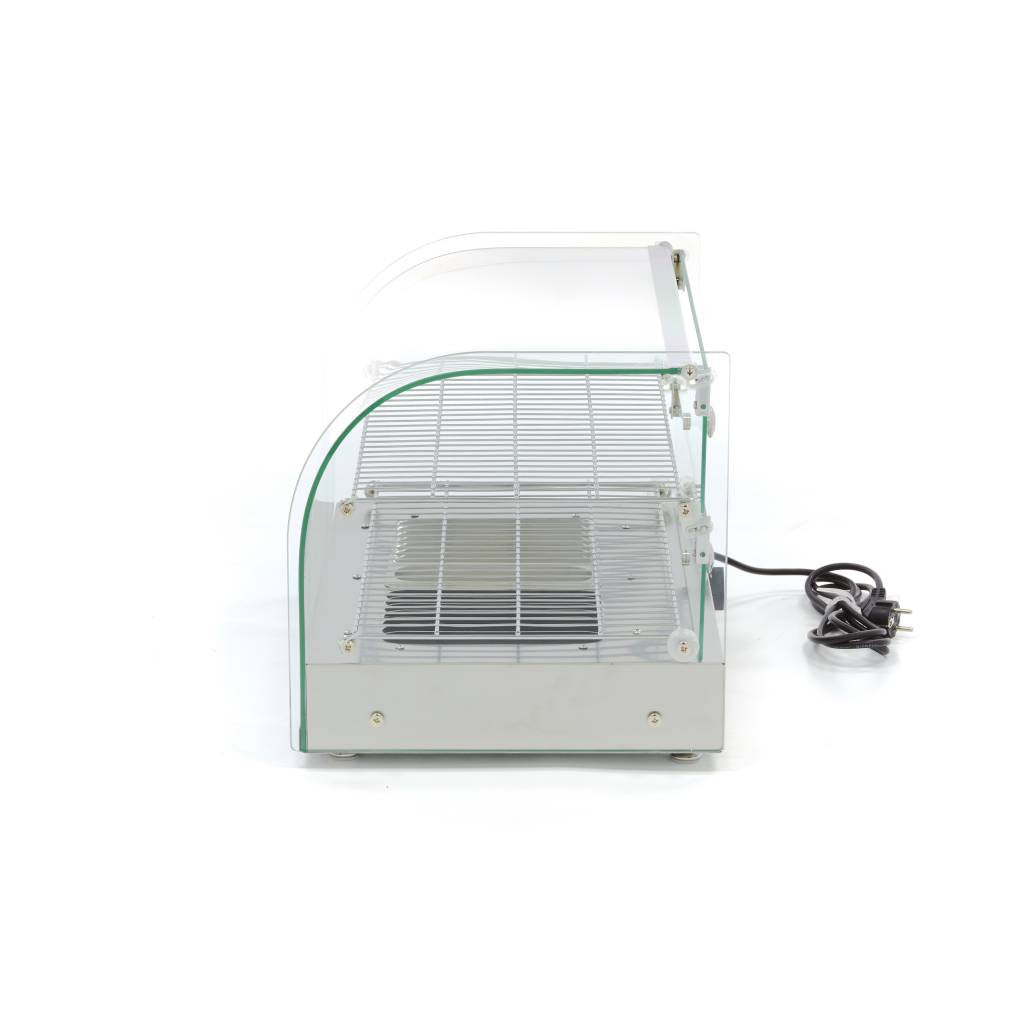 Vitrine chauffante pour aliments - 45L - 55cm - 2 étagères inox 800 W Maxima - vue 4 - Vitrine chaude pro CHR - Cuistéo