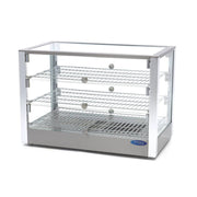 Présentoir chauffant pour aliments - 115 L - 70 cm - 3 étagères 800 W Maxima - Vitrine chaude professionnel CHR - matériel cuisine pro - Cuistéo
