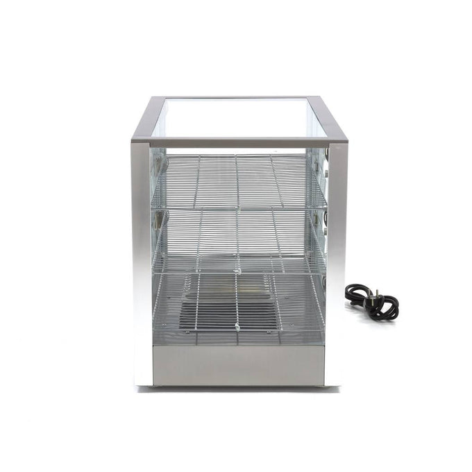 Présentoir chauffant pour aliments - 115 L - 70 cm - 3 étagères 800 W Maxima - vue 4 - Vitrine chaude pro CHR - Cuistéo