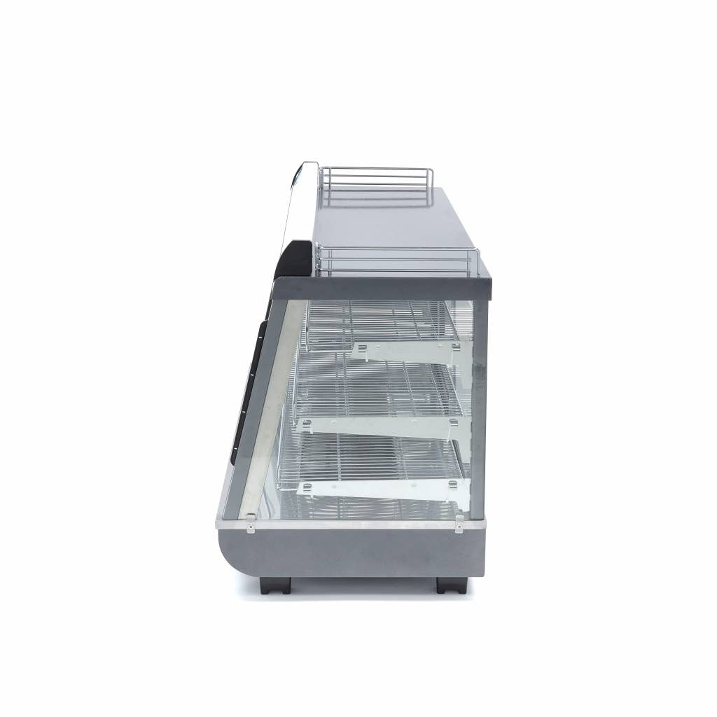 Présentoir chauffant pour aliments - 186L - 121,5cm - 3 étagères 1800 W Maxima - vue 4 - Vitrine chaude pro CHR - Cuistéo