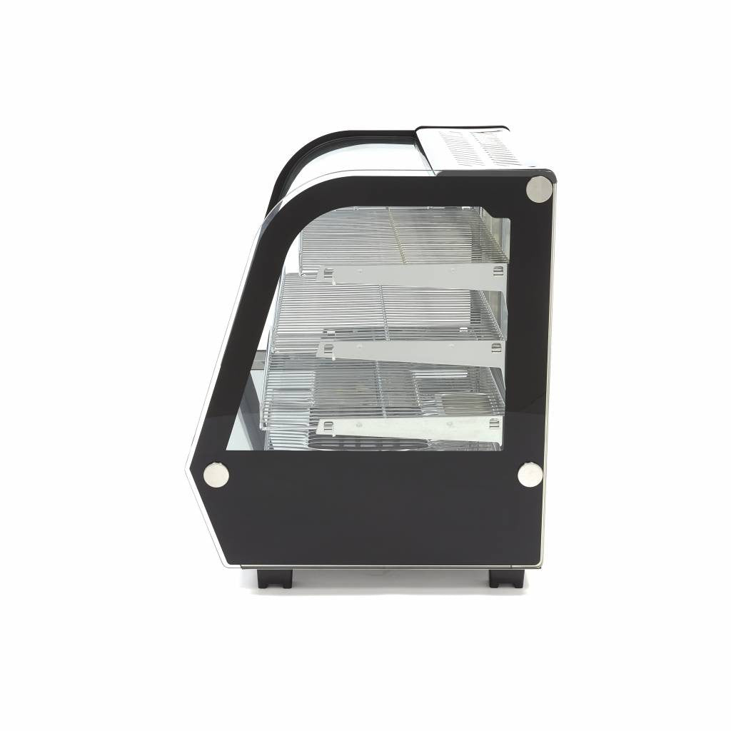 Vitrine chauffante pour aliments - 120L - 67,8cm - 3 étagères inox 1100 W Maxima - vue 4 - Vitrine chaude pro CHR - Cuistéo