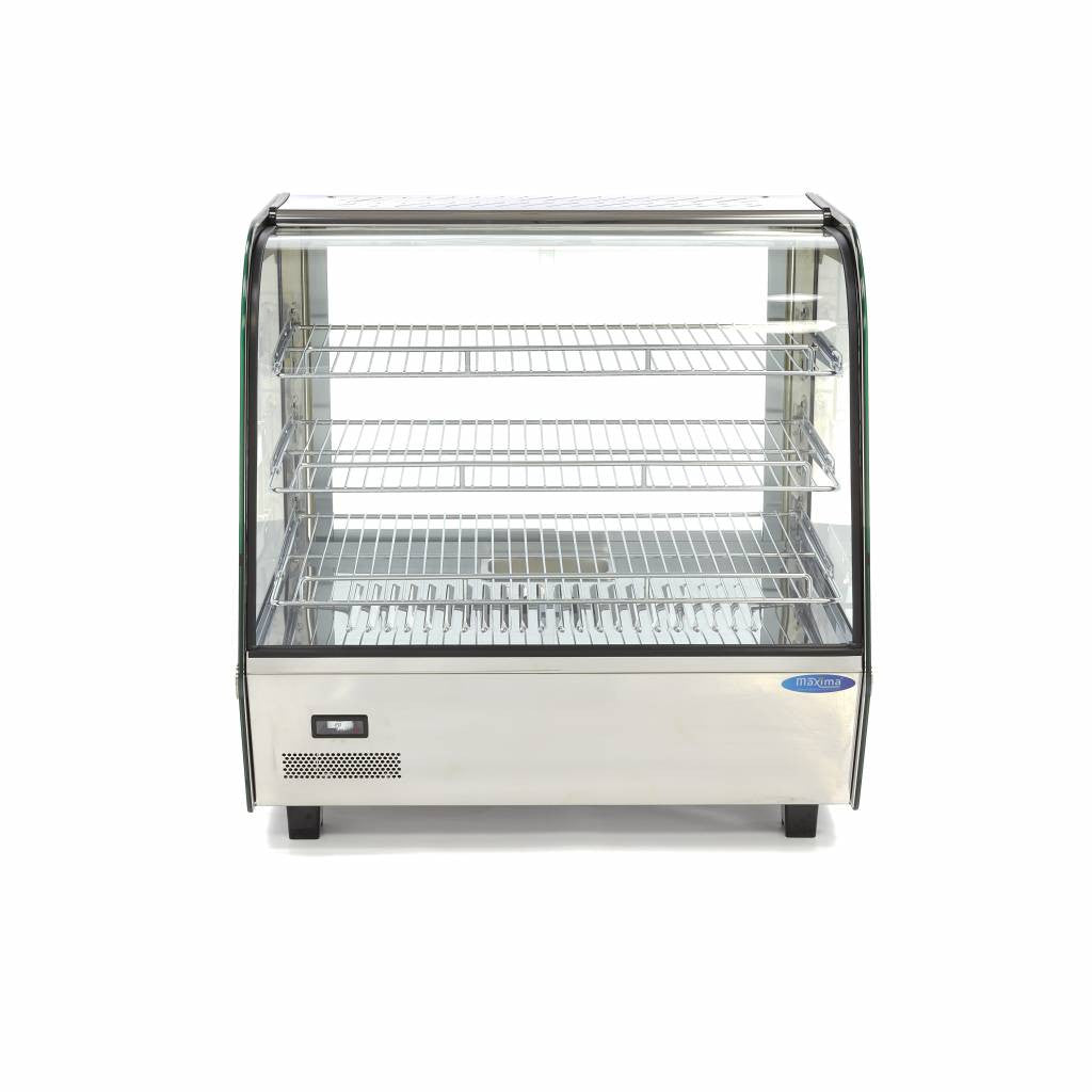Vitrine chauffante pour aliments - 120L - 67,8cm - 3 étagères inox 1100 W Maxima - vue 5 - Vitrine chaude pro CHR - Cuistéo