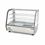 Vitrine chauffante pour aliments - 160 L - 85,6 cm - 3 étagères inox 1500 W Maxima - Vitrine chaude professionnel CHR - matériel cuisine pro - Cuistéo