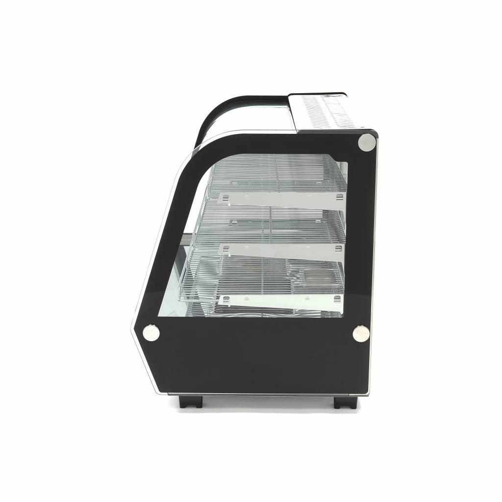 Vitrine chauffante pour aliments - 160 L - 85,6 cm - 3 étagères inox 1500 W Maxima - vue 4 - Vitrine chaude pro CHR - Cuistéo