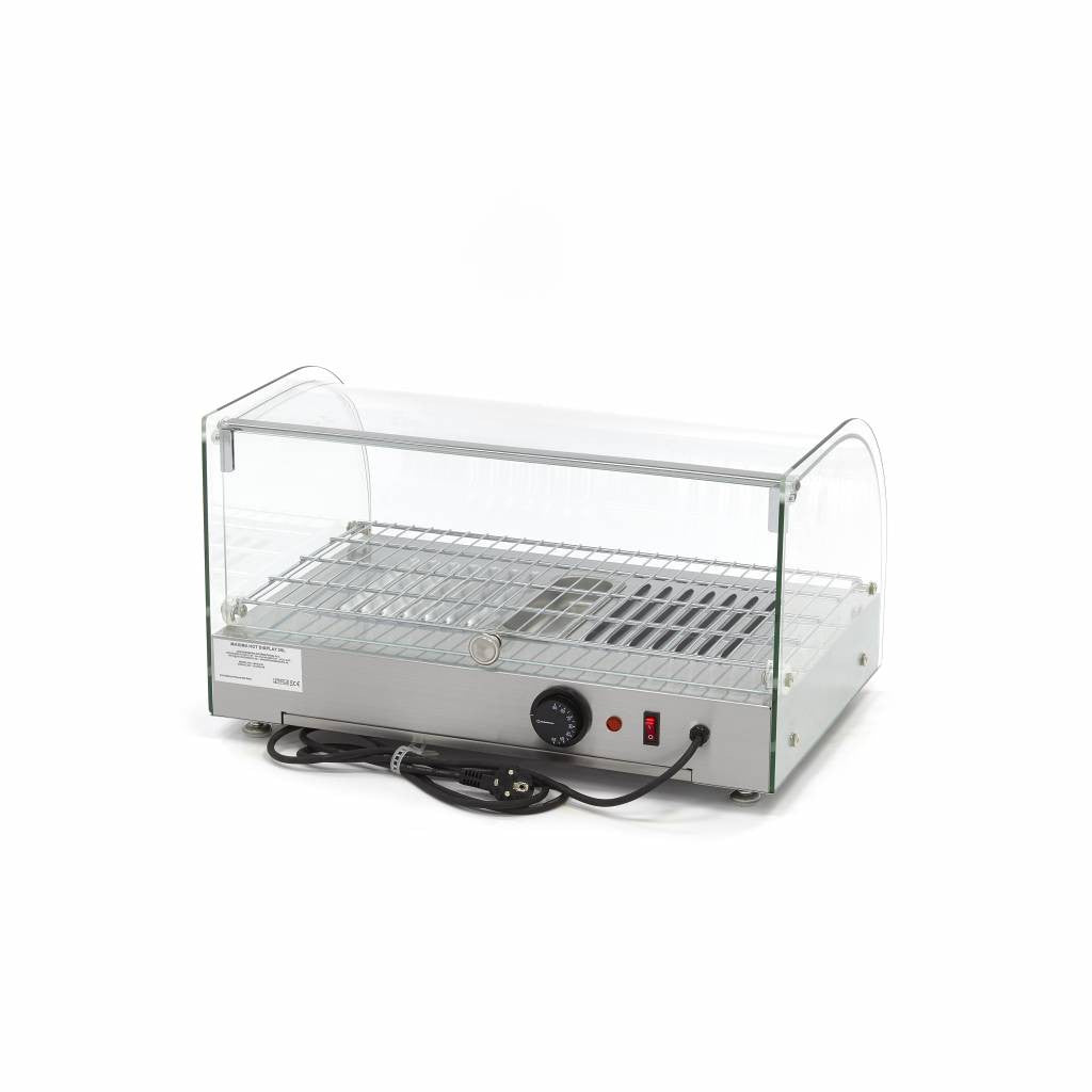 Vitrine chauffante pour aliments - 25L - 55cm - 1 étagère inox 800 W Maxima - vue 2 - Vitrine chaude pro CHR - Cuistéo