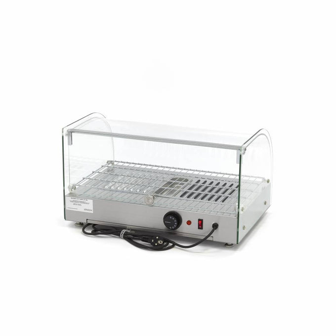 Vitrine chauffante pour aliments - 25L - 55cm - 1 étagère inox 800 W Maxima - vue 2 - Vitrine chaude pro CHR - Cuistéo