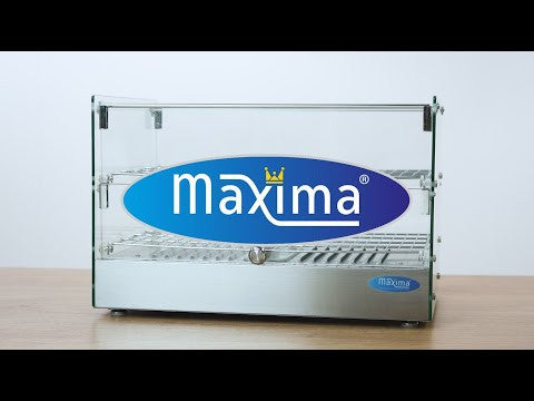 Vitrine chauffante pour aliments - 25L - 55cm - 1 étagère inox 800 W Maxima - vue 5 - Vitrine chaude pro CHR - Cuistéo