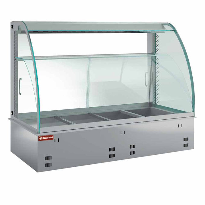 Vitrine chauffante humidifiée et ventilée 5x GN1/1 - Diamond