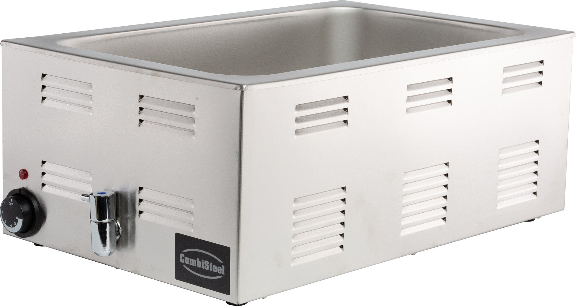 Bain-marie avec robinet de vidange 538x336x243 mm 1.2 kW Combisteel - Bain-marie professionnel CHR - matériel cuisine pro - Cuistéo