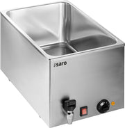 Bain-marie - GN 1/1 - 1kW - 345x600x290mm - Robinet - BMH 210 Saro - Bain-marie professionnel CHR - matériel cuisine pro - Cuistéo