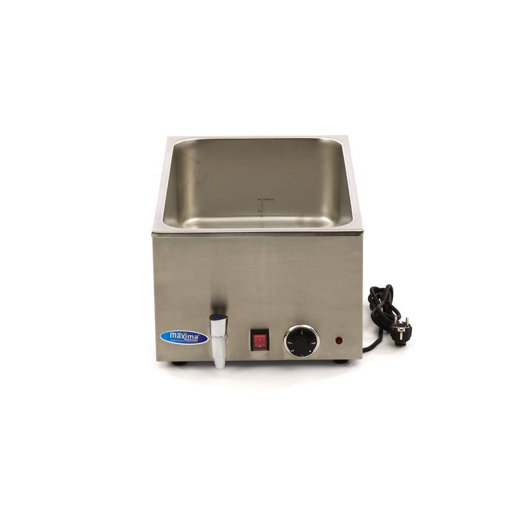 Bain-Marie - avec robinet - ensemble excl 1/1 GN - électrique 1 L 1200 W Maxima - vue 3 - Bain-marie pro CHR - Cuistéo