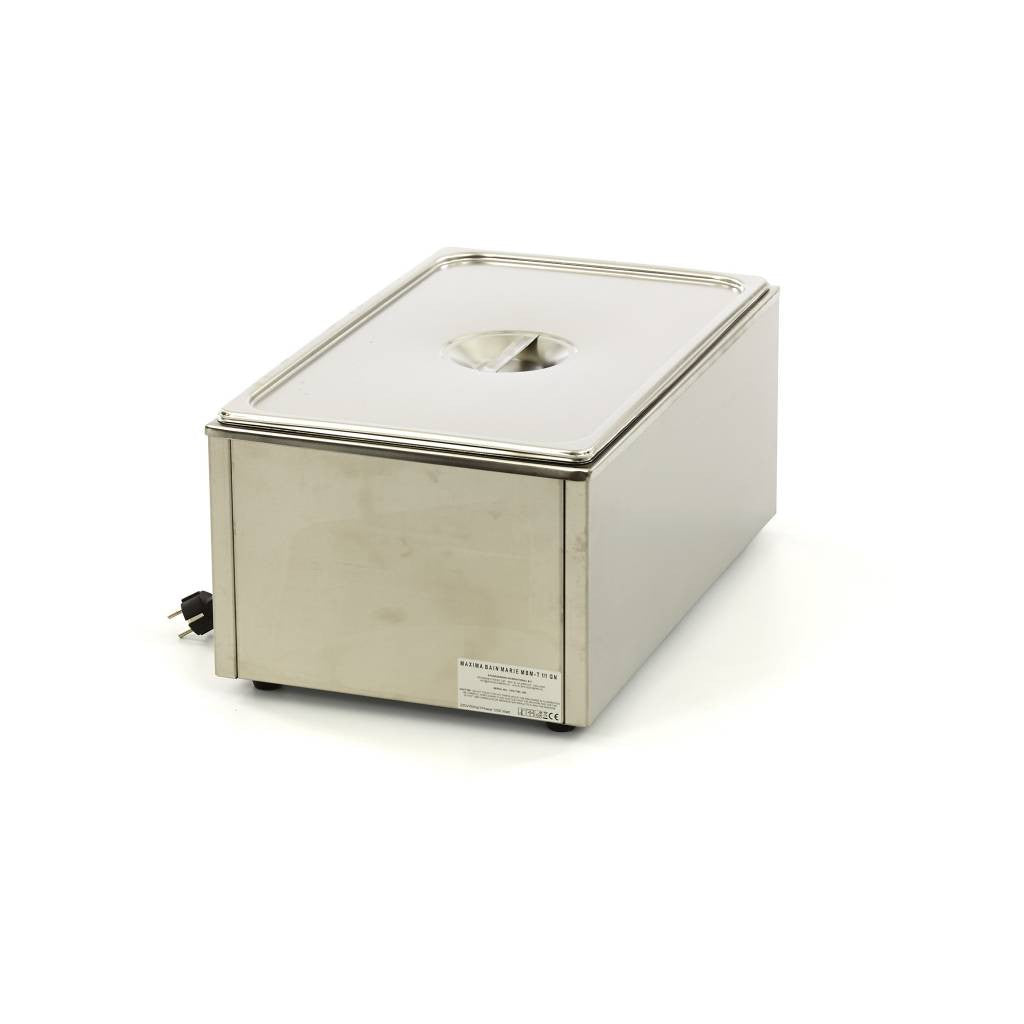 Bain Marie - avec robinet - incluant un ensemble GN 1/1 - Électrique 1 L 1200 W Maxima - vue 2 - Bain-marie pro CHR - Cuistéo