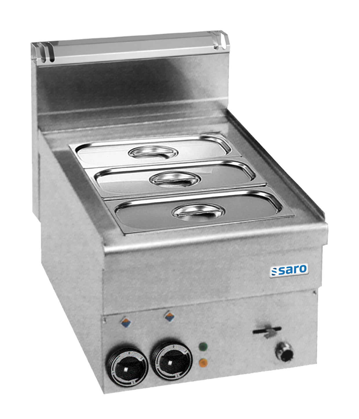 Bain-marie - GN 1/2+1/3 - 1,53kW - 400x600x270mm - EBM46 Saro - Bain-marie professionnel CHR - matériel cuisine pro - Cuistéo