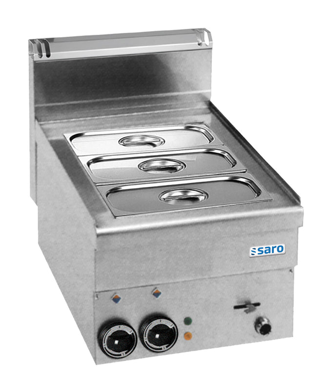 Bain-marie - GN 1/2+1/3 - 1,53kW - 400x600x270mm - EBM46 Saro - Bain-marie professionnel CHR - matériel cuisine pro - Cuistéo