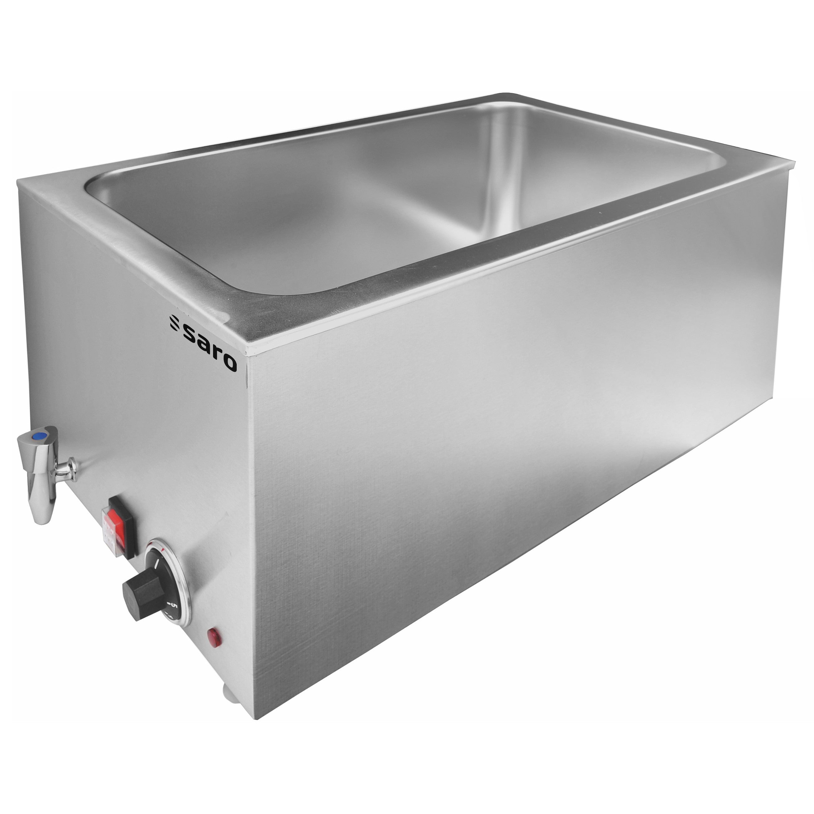 Bain-marie - GN 1/1 - 1,2kW - 338x600x243mm - Robinet - WT 150 Saro - Bain-marie professionnel CHR - matériel cuisine pro - Cuistéo