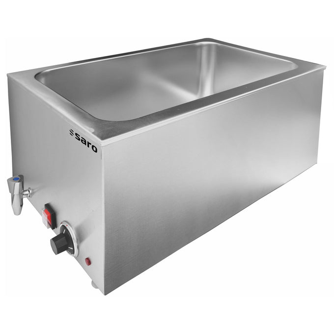 Bain-marie - GN 1/1 - 1,2kW - 338x600x243mm - Robinet - WT 150 Saro - Bain-marie professionnel CHR - matériel cuisine pro - Cuistéo