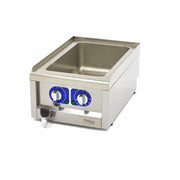 Bain-Marie - Unité individuelle - 60cm - avec robinet de vidange - Électrique 1500 W Maxima - Bain-marie professionnel CHR - matériel cuisine pro - Cuistéo
