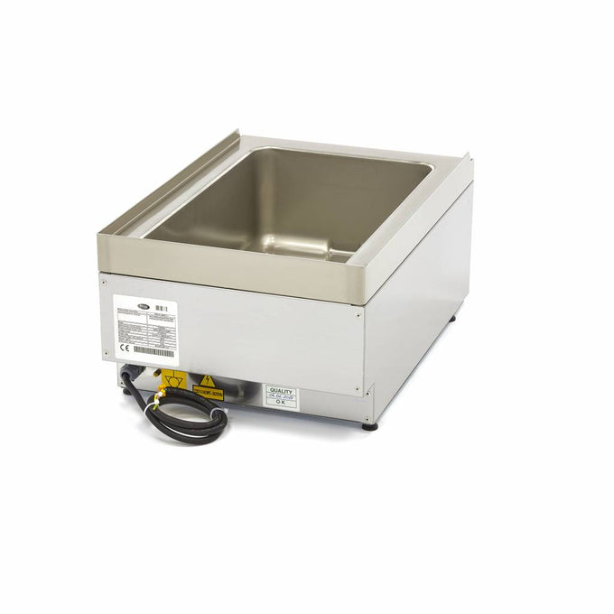 Bain-Marie - Unité individuelle - 60cm - avec robinet de vidange - Électrique 1500 W Maxima - vue 4 - Bain-marie pro CHR - Cuistéo