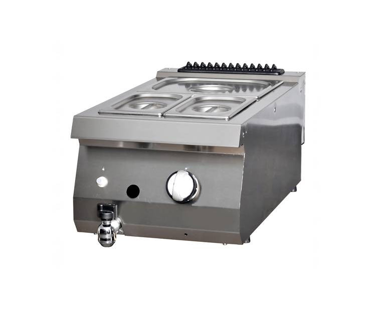 Bain-Marie - Unité Simple - Gaz 2.0 kW Maxima - Matériel cuisson professionnel CHR - matériel cuisine pro - Cuistéo