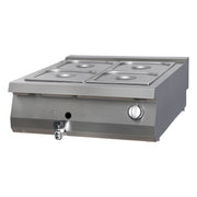 Bain-Marie Double Unité - Profondeur de 90cm - Gaz 2.0 kW Maxima - Bain-marie professionnel CHR - matériel cuisine pro - Cuistéo