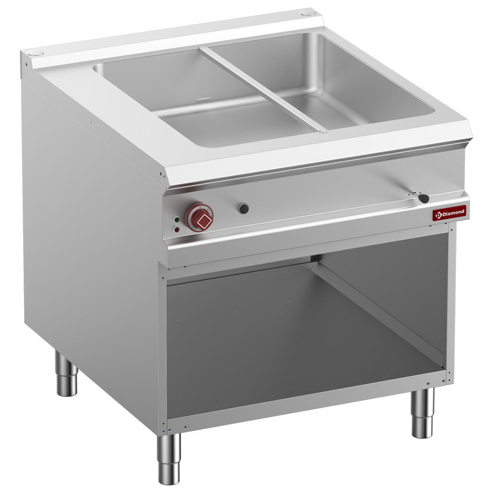 Bain-marie électrique 8xGN1/3- armoire - Diamond