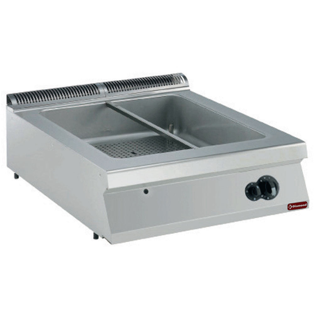 Bain-marie gaz -8 GN1/3 h150 mm - Diamond
