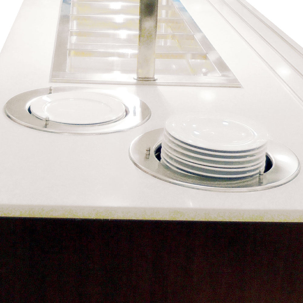 Elévateur chauffant pour assiettes 50-60 unités - Diamond