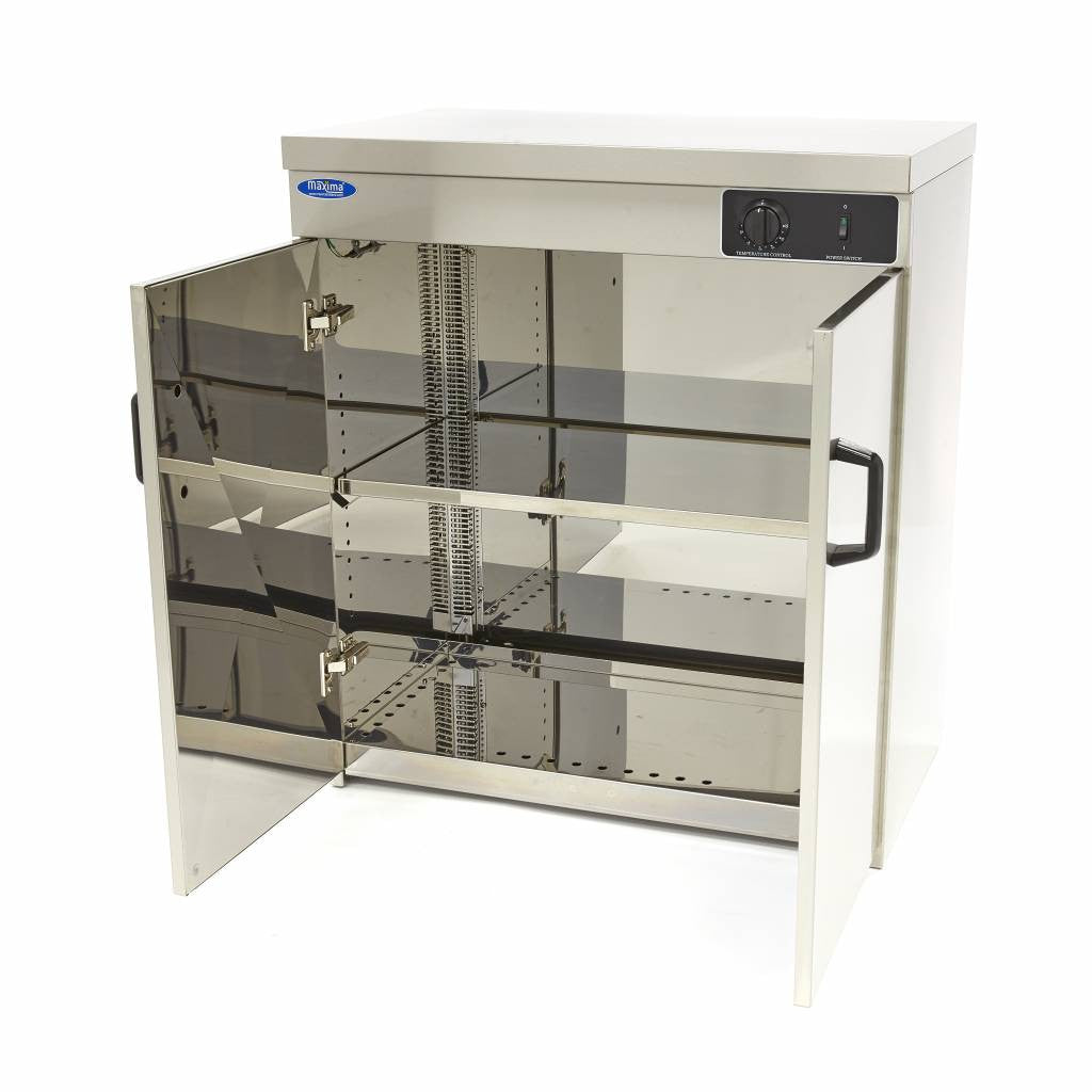 Réchauffe-assiettes - 120 assiettes - diam 32 cm 120 L 1200 W Maxima - vue 2 - Chauffe-assiette / chauffe-plat pro CHR - Cuistéo